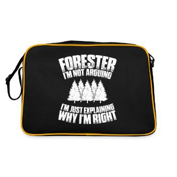 Forestier Forestier Forestier Forestier Ouvrier forestier Forêt - Sac Retro - noir/or - Dos