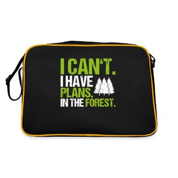 Forestier Forestier Forestier Forestier Ouvrier forestier Forêt - Sac Retro - noir/or - Dos