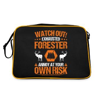 Forestier Forestier Forestier Forestier Ouvrier forestier Forêt - Sac Retro - noir/or - Dos