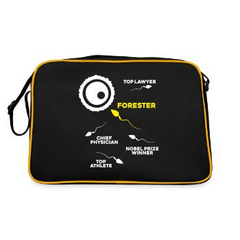 Forestier Forestier Forestier Forestier Ouvrier forestier Forêt - Sac Retro - noir/or - Dos