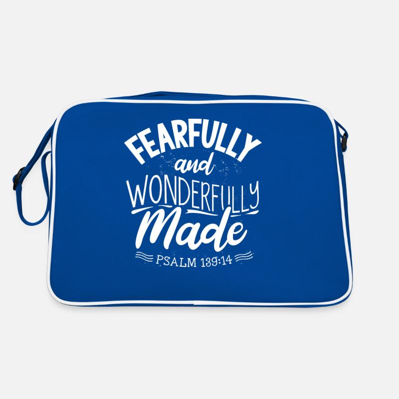 Ängstlich Und Wunderbar Gemachter Psalm 139 Retro Tasche