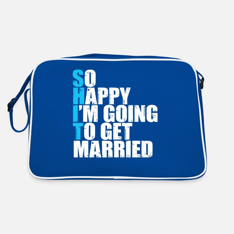 So happy that I will get married Retro Bag