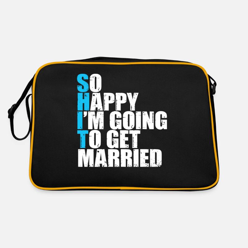 So happy that I will get married Retro Bag