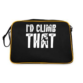 PQRST Nurse, Nursing - Retro Bag - black/gold - Back