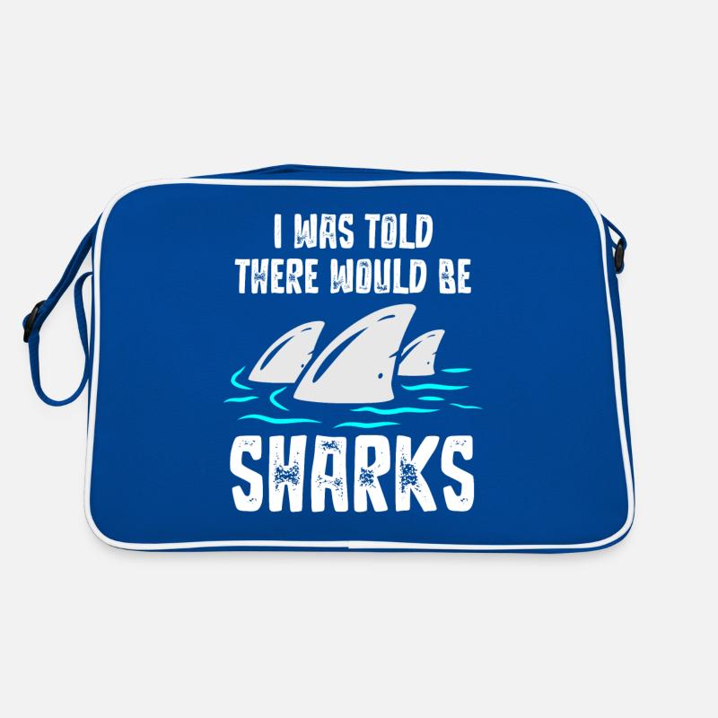 Fühlen Sie Sich Umwerfend, Hai, Haie Retro Tasche