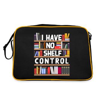 Bibliothécaire, je n’ai pas de contrôle d’étagère - Sac Retro - noir/or - Dos
