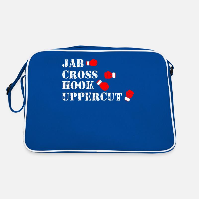 Coups de boxe, boxers, crochets vers le haut, crochets, jab Sac Retro