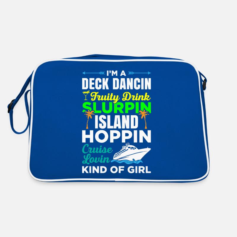 Inselhüpfmädchen, Kreuzfahrtmädchen Retro Tasche