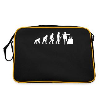 Development of aquarists, aquarium - Retro Bag - black/gold - Back
