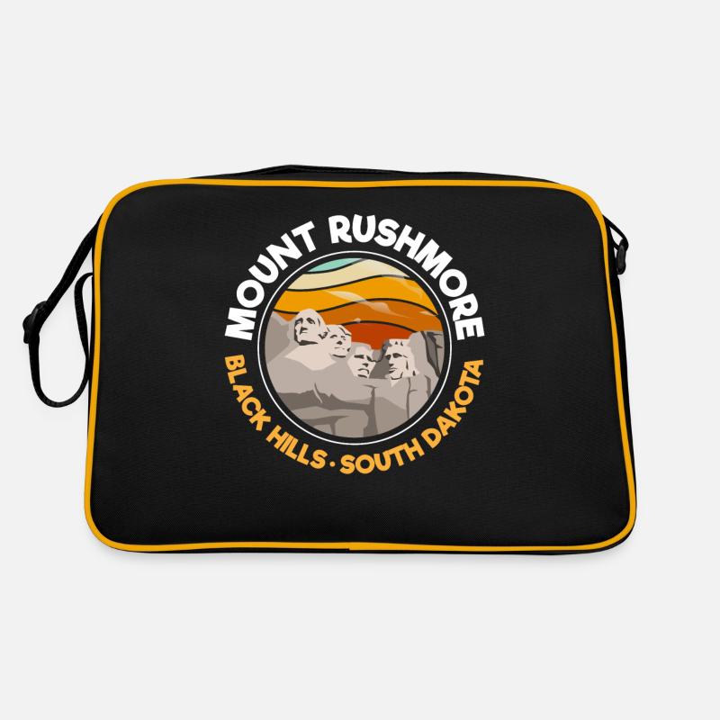 Mount Rushmore, Black Hills South Dakota Retro Tasche