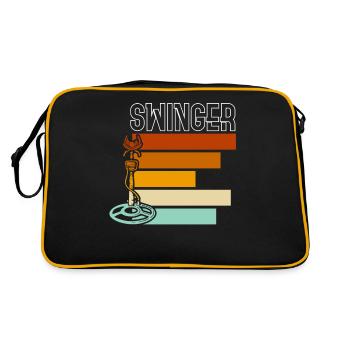 Détection de métaux, détecteur de métaux - Sac Retro - noir/or - Dos