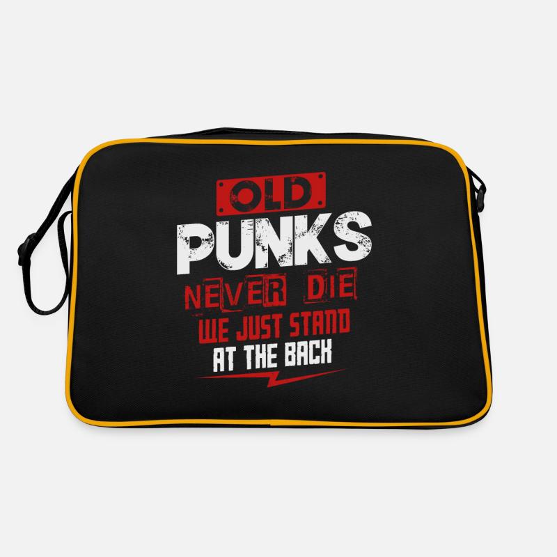 Old Punks Never Die, Punk Music Retro Bag