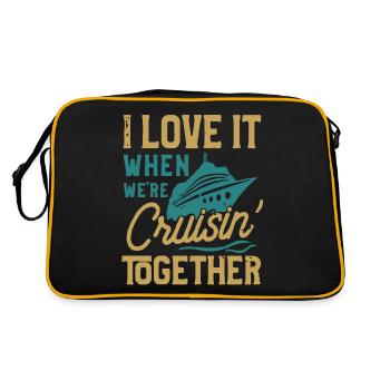J’adore quand nous étions en croisade ensemble - Sac Retro - noir/or - Dos