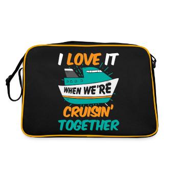J’adore quand nous étions en croisade ensemble - Sac Retro - noir/or - Dos