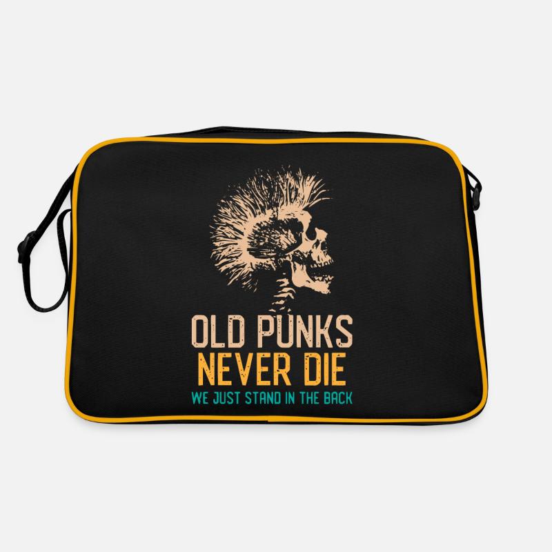 Old Punks Never Die, Punk Music Retro Bag