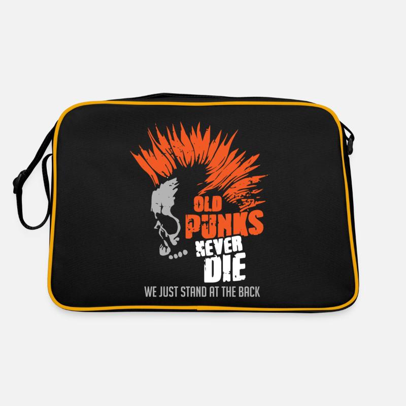 Old Punks Never Die, Punk Music Retro Bag
