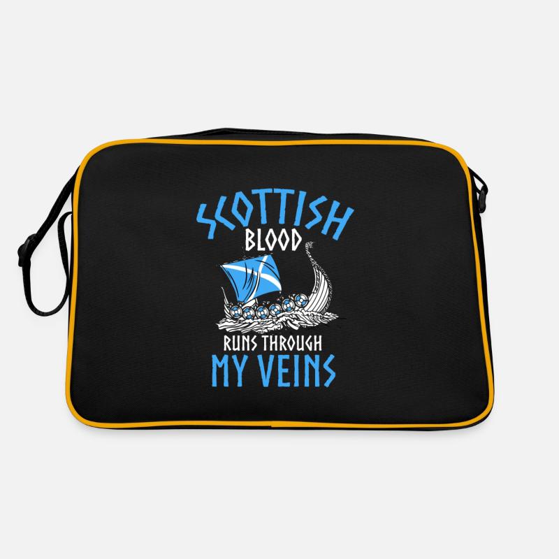Scottish Blood Runs Through My Veins Retro Bag