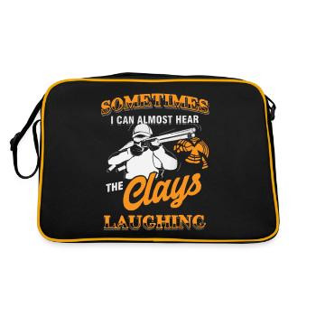 Tir au piège, argile - Sac Retro - noir/or - Dos
