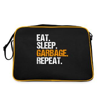 Spécialiste du recyclage et de la gestion des déchets - Sac Retro - noir/or - Dos