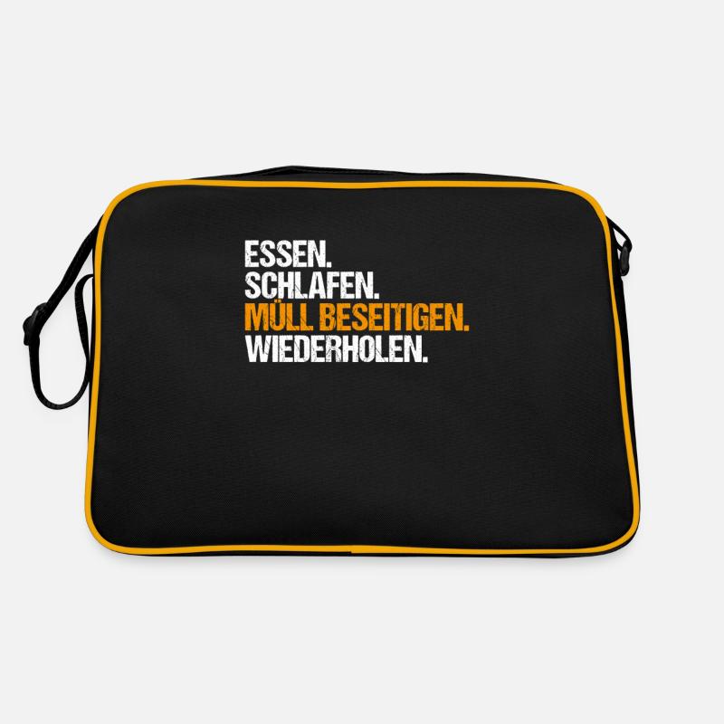 Fachkraft für Kreislauf- und Abfallwirtschaft Retro Tasche