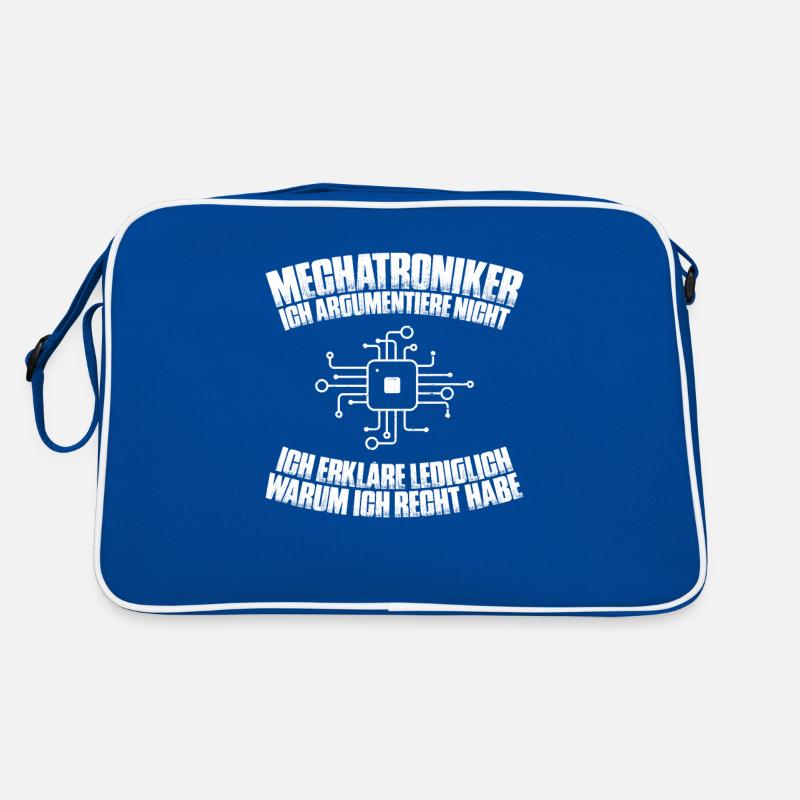 Mechatroniker Mechatronik Ingénieur mécatronique Sac Retro