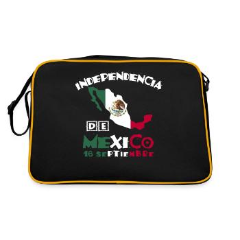Independencia De Mexico, racines mexicaines - Sac Retro - noir/or - Dos