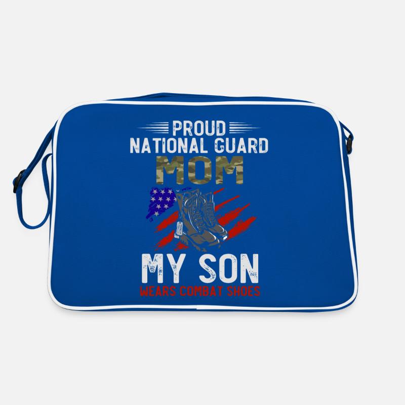 Fière mère de la Garde nationale Sac Retro