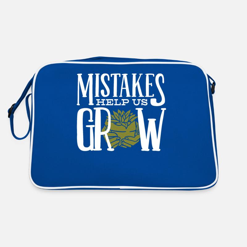 Mistakes help us grow Retro Bag