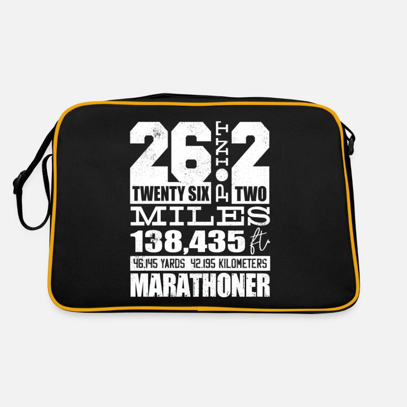 Marathonien, Marathon, Coureurs, 26, 2 Sac Retro