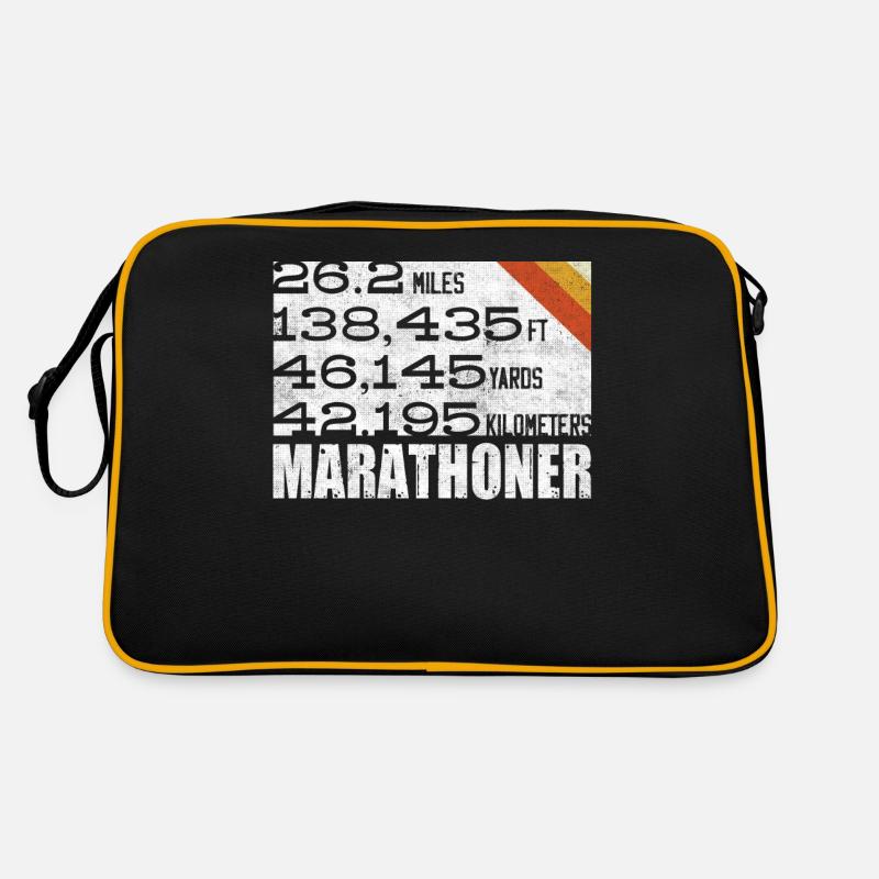 Marathonien, Marathon, Coureurs, 26, 2 Sac Retro