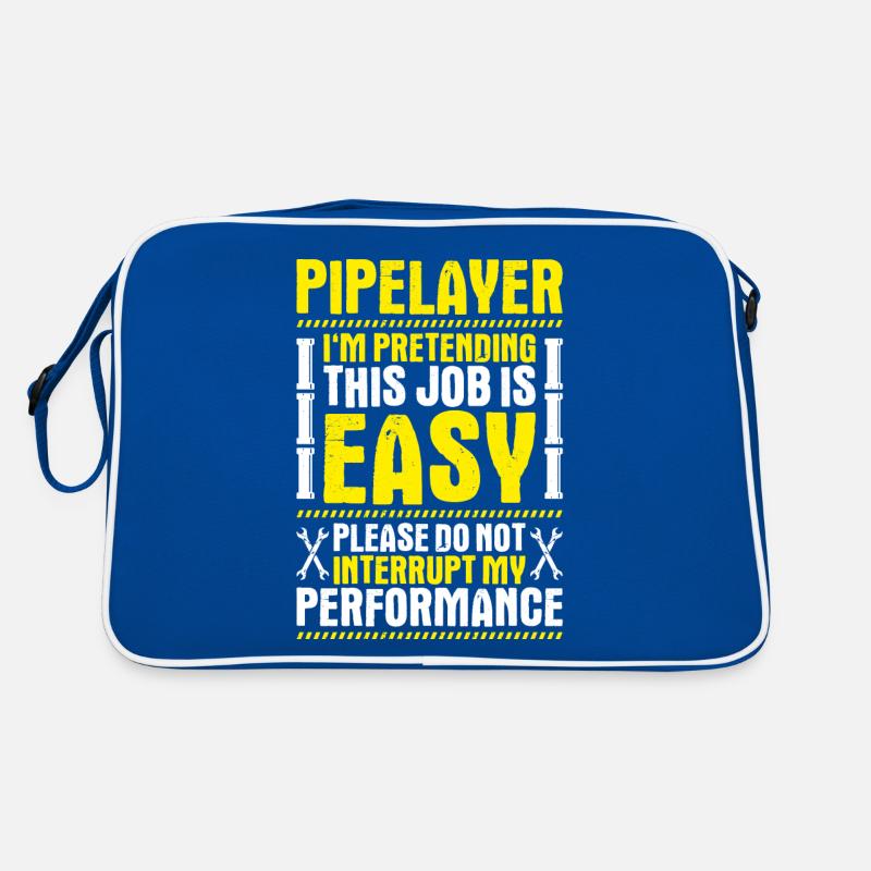 Pipeline Constructor Pipeline Construction Pipelayer Retro Bag