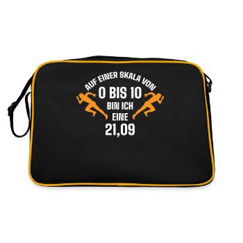 Semi-marathon, marathon, coureur - Sac Retro - noir/or - Dos
