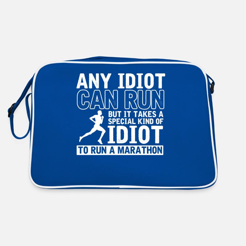 Halbmarathon, Marathon, Läufer Retro Tasche