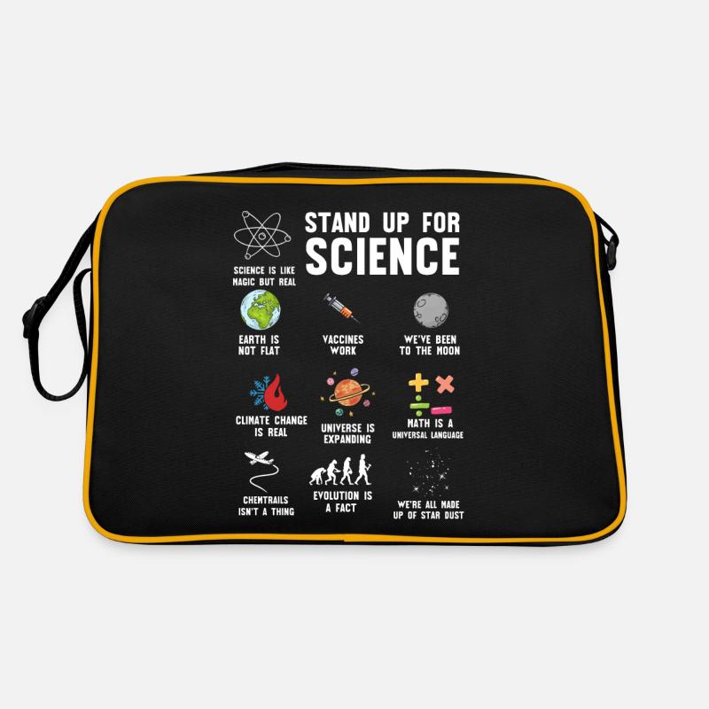 Stand up for science, science Retro Bag