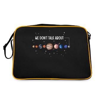 Nous ne parlons pas de Pluton, des planètes, de Pluton - Sac Retro - noir/or - Dos