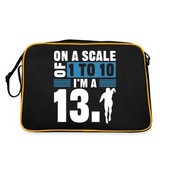 Semi-marathon, marathon, coureur - Sac Retro - noir/or - Dos