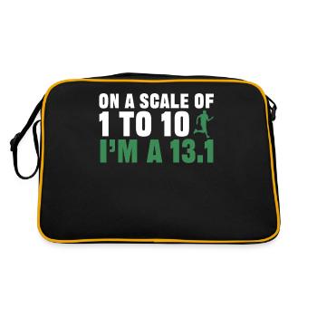 Semi-marathon, marathon, coureur - Sac Retro - noir/or - Dos