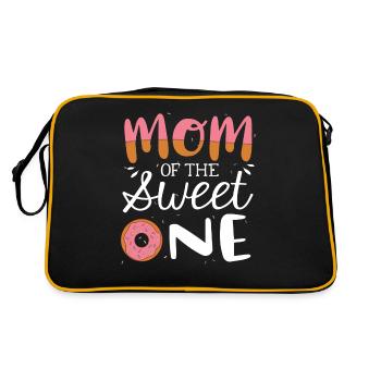 Mama of the sweet - Retro Bag - black/gold - Back