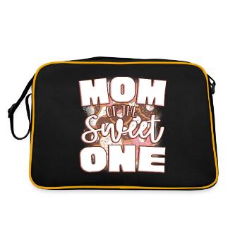Mama of the sweet - Retro Bag - black/gold - Back