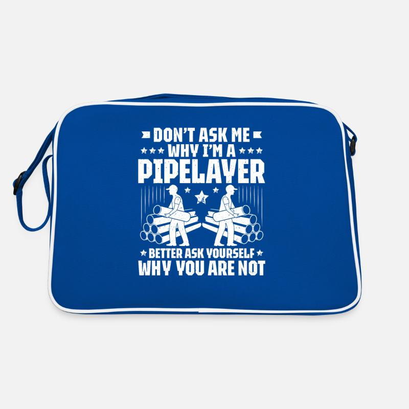 Constructeur de pipelines Construction de pipelines Pipelayer Sac Retro