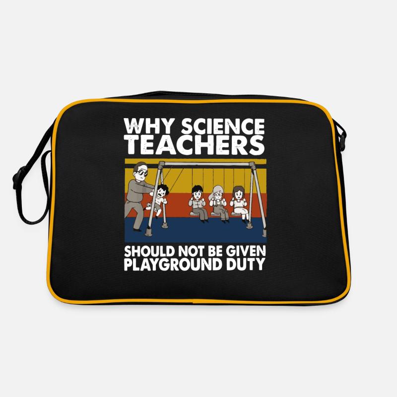 Science teacher - Retro Bag - black/gold