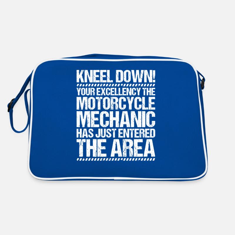 Two-wheel mechatronics engineer Motorcycle Motorcycle Mechanic Retro Bag