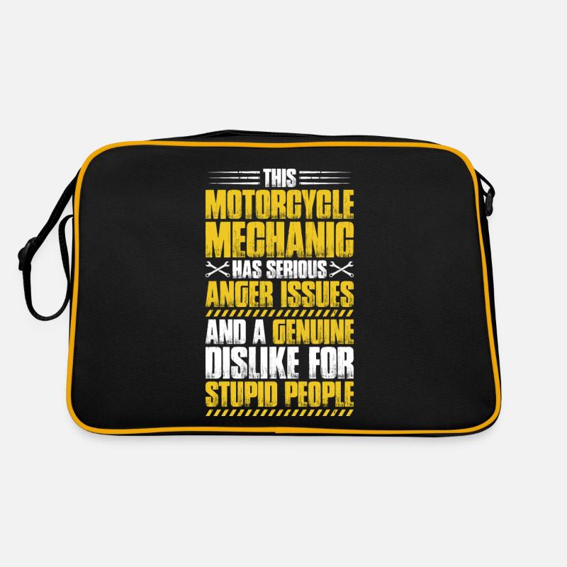 Two-wheel mechatronics engineer Motorcycle Motorcycle Mechanic Retro Bag