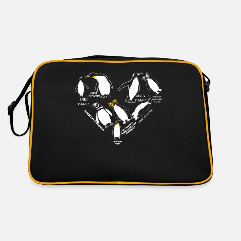 Pinguine, Penguin, Penguin -Liebhaber Retro Tasche