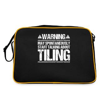 Tiler Tiler Tiler Mosaic Layer Floor Tiler - Retro Bag - black/gold - Back