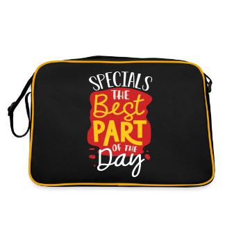 Spéciaux La meilleure partie de la journée, Special Ed - Sac Retro - noir/or - Dos