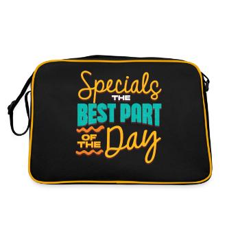 Spéciaux La meilleure partie de la journée, Special Ed - Sac Retro - noir/or - Dos