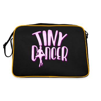 Tiny dancer, ballet dancing - Retro Bag - black/gold - Back