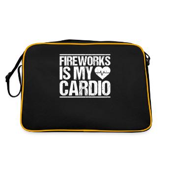 Pyrotechnician Fireworks Pyrotechnics Pyrotechnician - Retro Bag - black/gold - Back