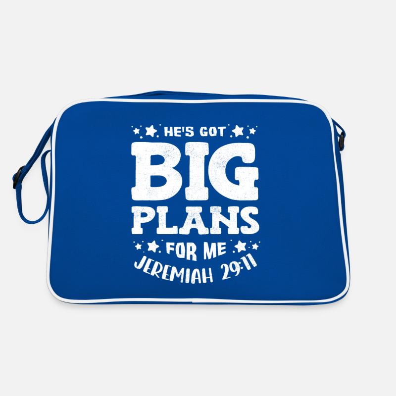 Il a de grands projets pour moi, Jérémie 29:11 Psaume Sac Retro